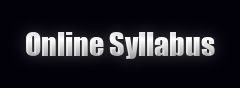 Online Syllabus